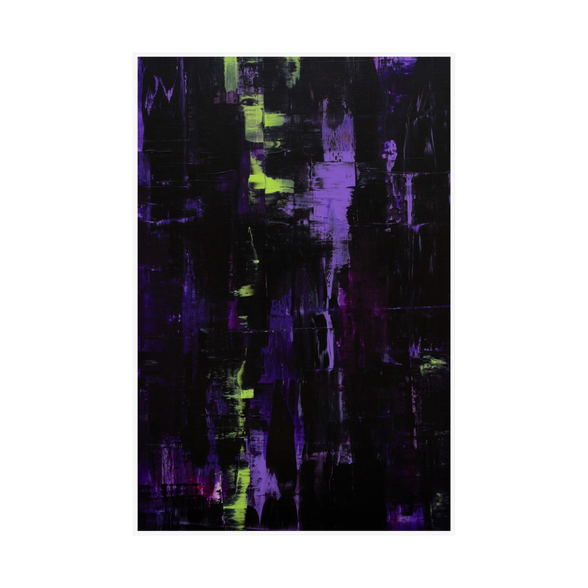 Violet violence art print image for web alt size