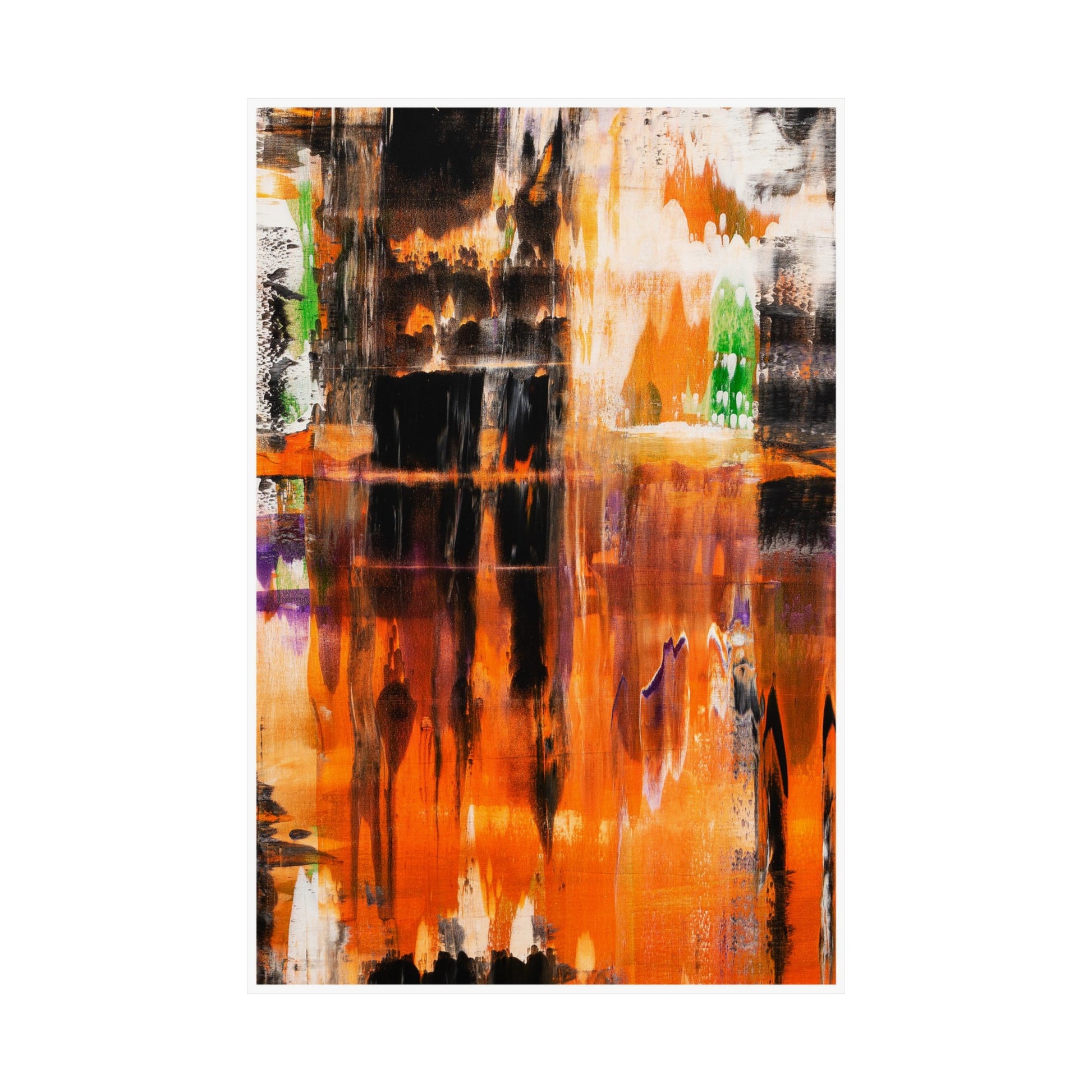 Burnt Orange Art Print image for web