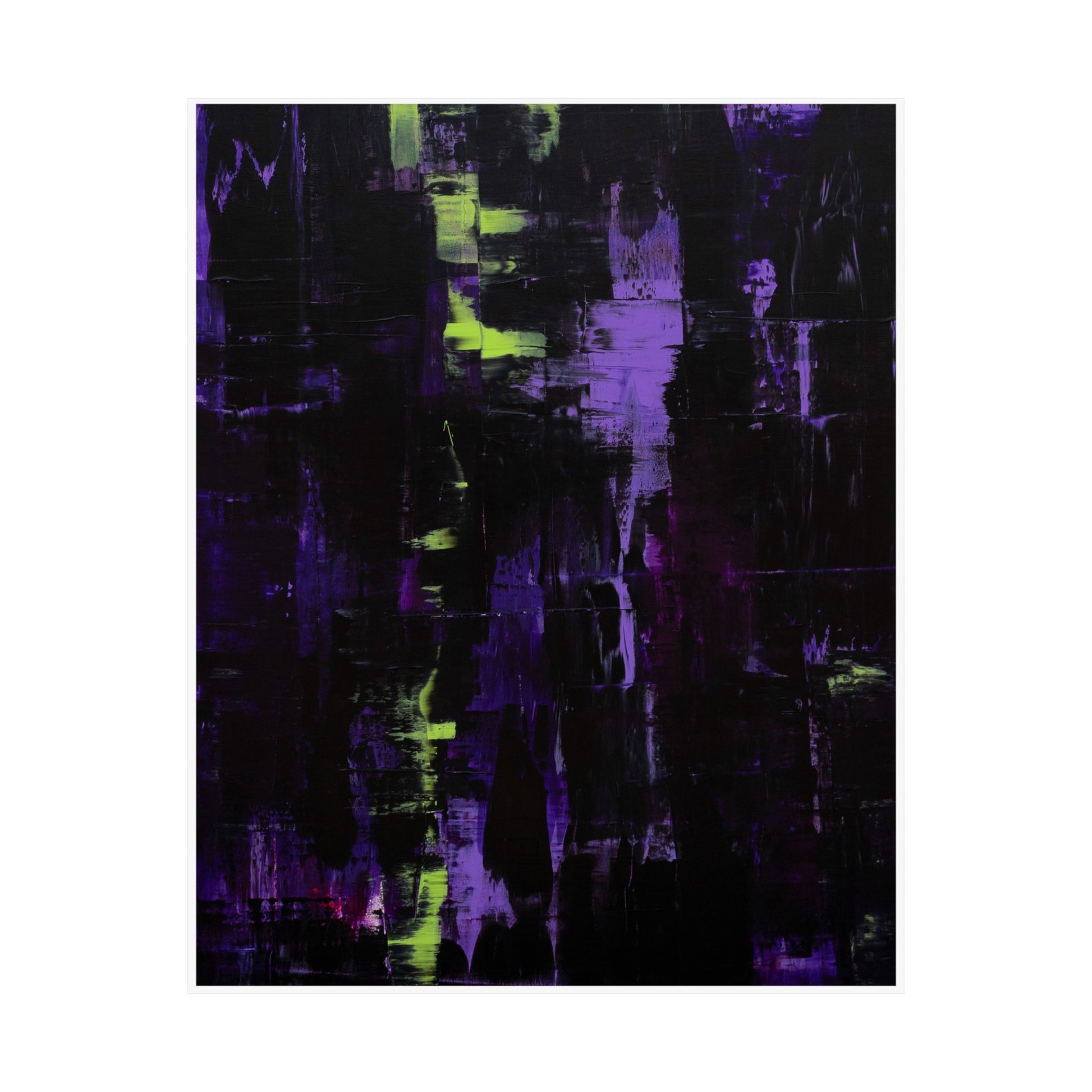 Violet violence art print image for web alt size