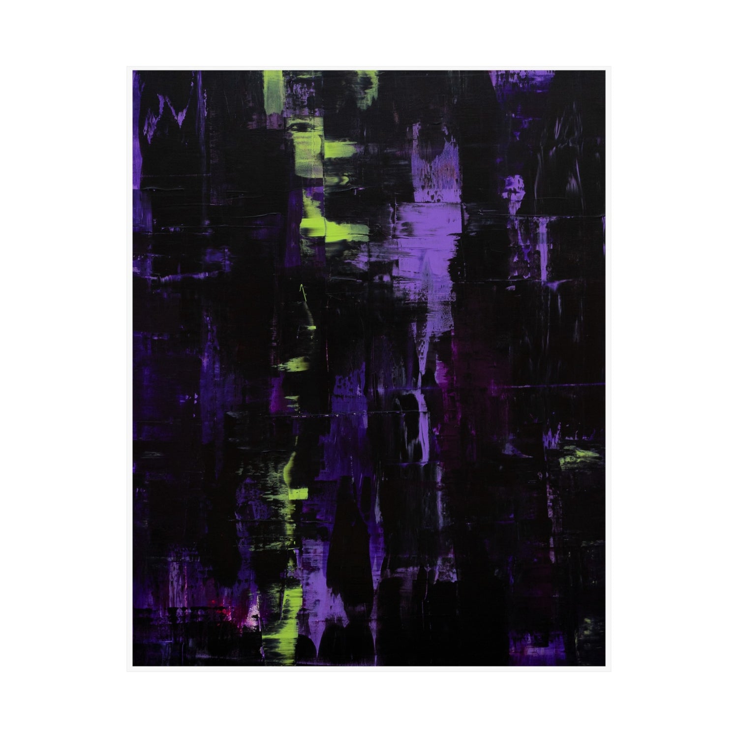 Violet violence art print image for web alt size