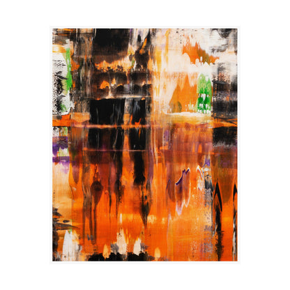 Burnt Orange Art Print image for web