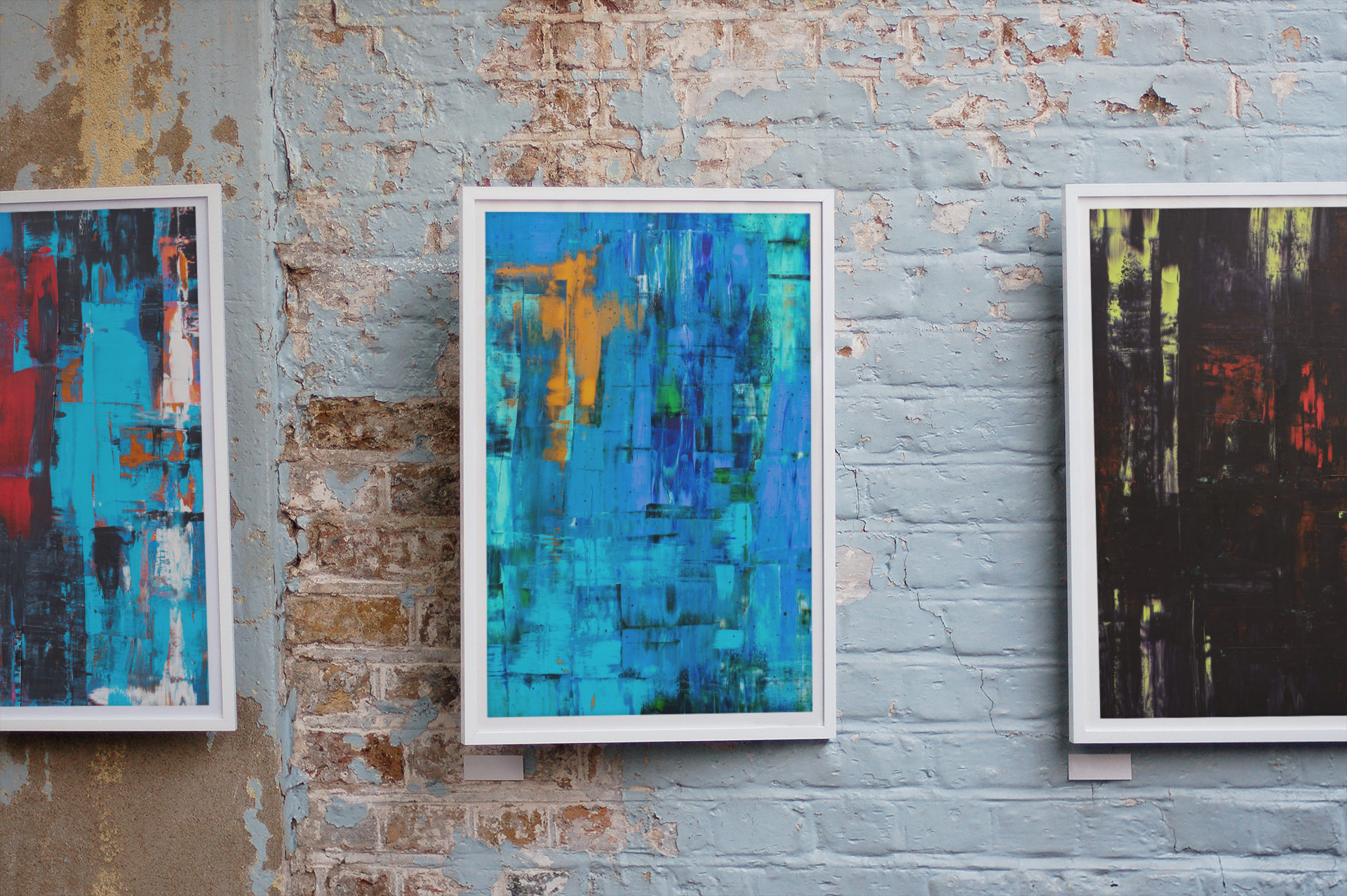Ocean's View Art Print mockup image for web 