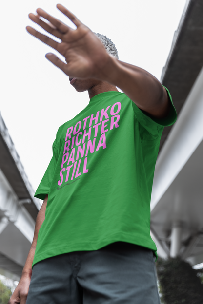 RRPS T shirt mockup image for web young guy posing